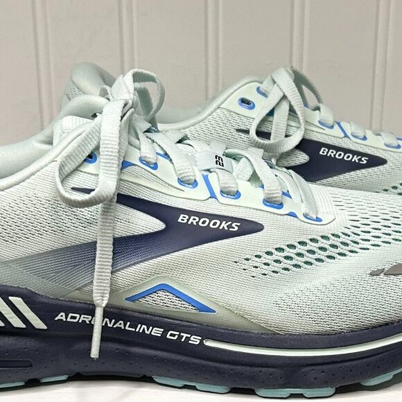 Brooks Mens Adrenaline Gts 23 Blue Running Shoes Size 11 - Picture 8 of 8